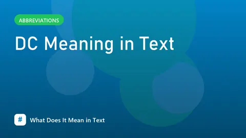DC Meaning in Text
