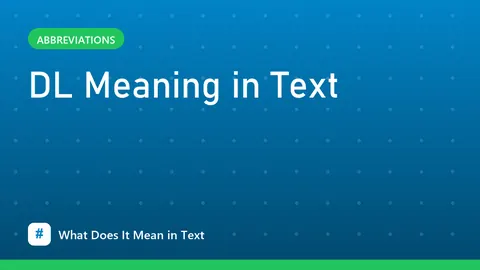DL Meaning in Text
