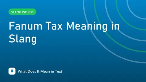 Fanum Tax Meaning in Slang