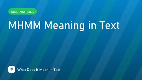 MHMM Meaning in Text