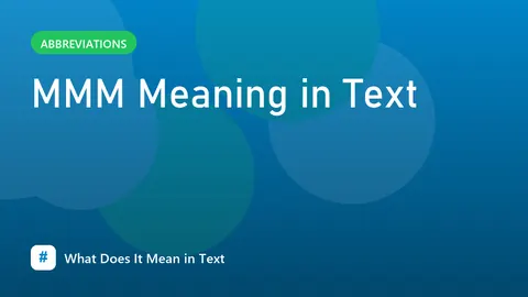 MMM Meaning in Text