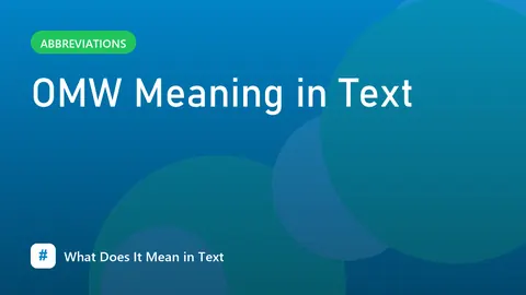 OMW Meaning in Text
